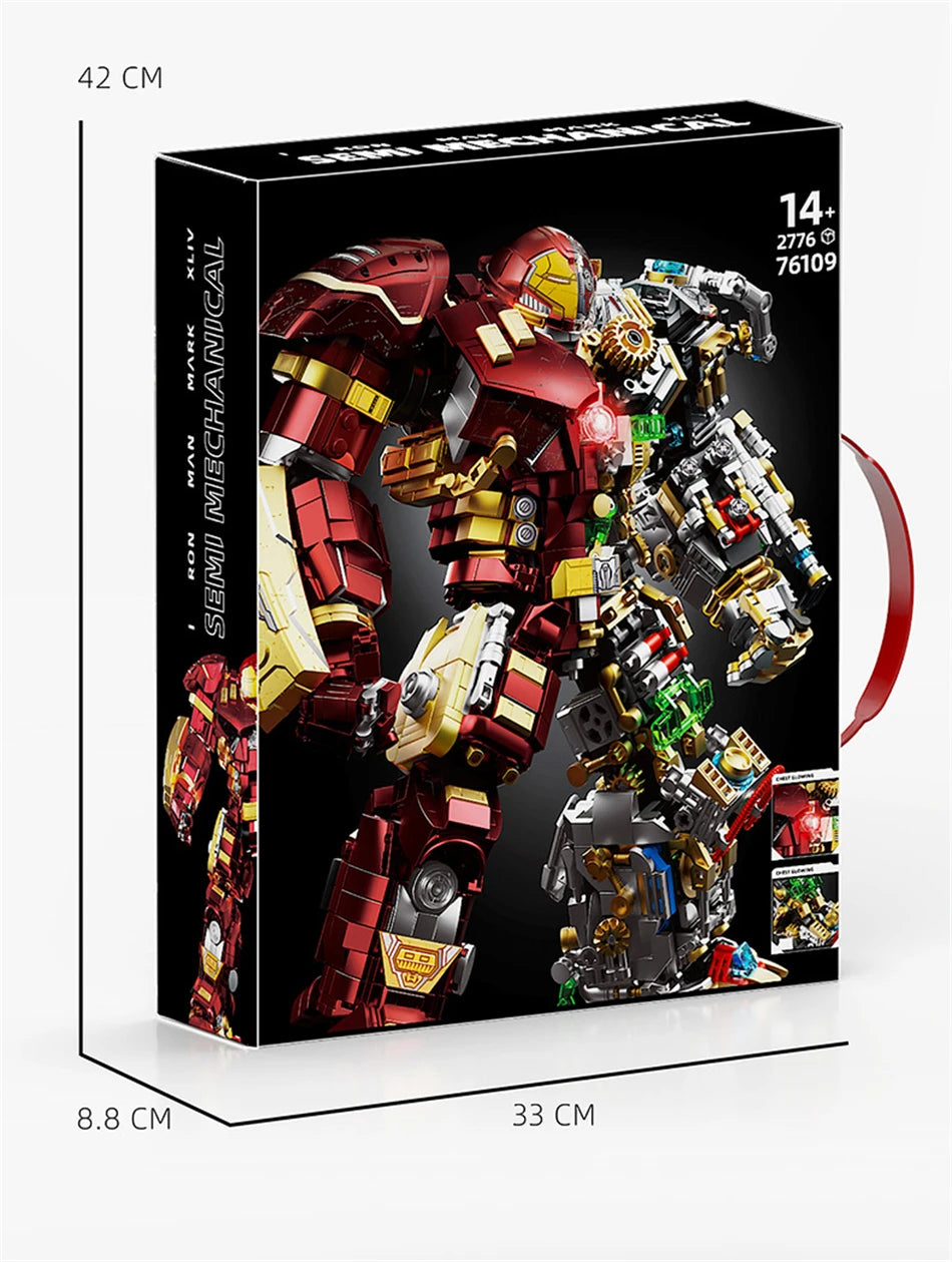 Iron Heroes DIY Building Set - Creative Action Figures for Imagination