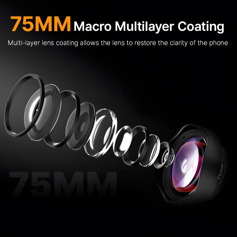Ulanzi 75mm Macro Phone Lens - Capture Stunning Close-Ups