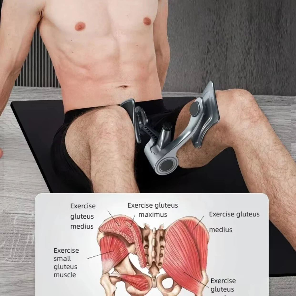 Pelvic Strengthening Kegel Trainer for Men - Home Fitness Equipment