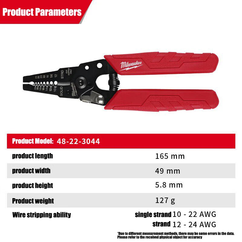 Milwaukee Compact Wire Stripping Pliers - Multi-Function Tool