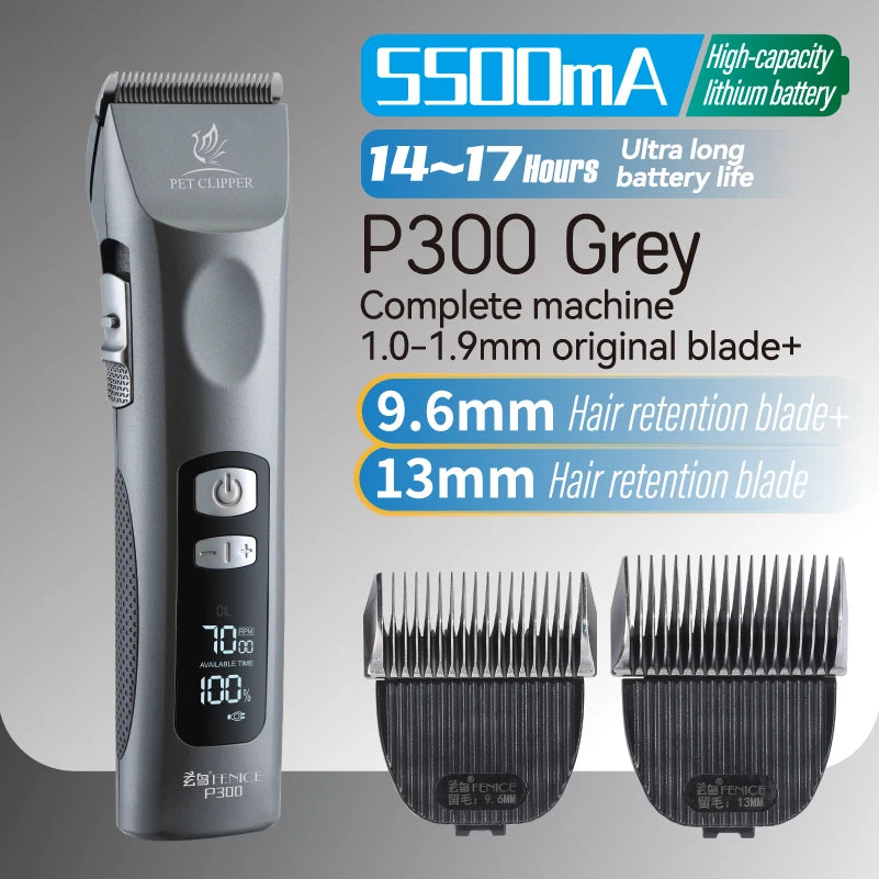 Fenice Cordless Rechargeable Pet Clipper - Professional Grooming Tool
