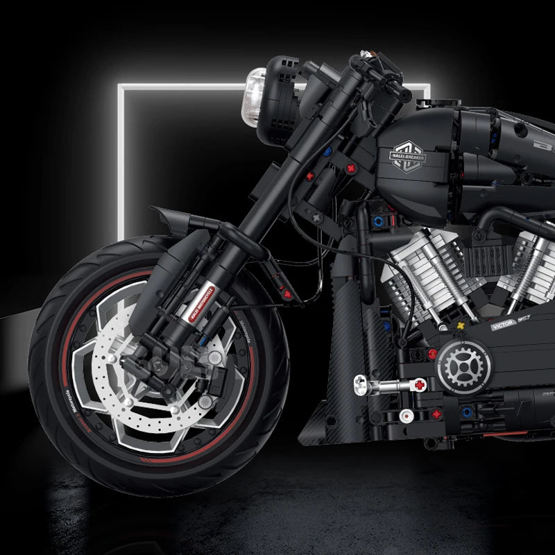 2000+ Racing Motorcycle Building Blocks Set - Creative DIY Toy