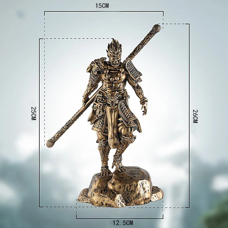 Sun Wukong Miniature Resin Figurine - Mythical Home Decor & Gifts