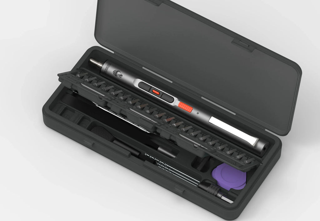 Creationspace Cordless Mini Electric Screwdriver Set - Compact & Powerful