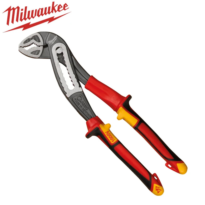 Milwaukee 10" VDE Insulated Water Pump Pliers - Industrial Grade Tools