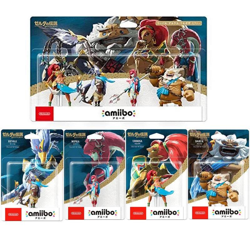 Nintendo Amiibo Figures - Breath of the Wild Characters Set