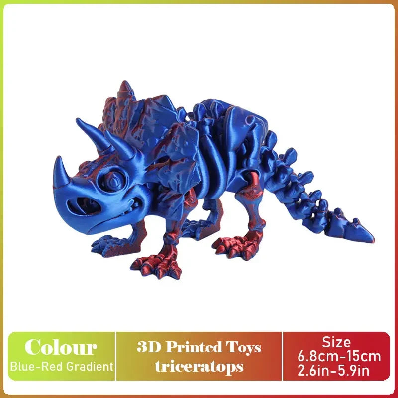 3D Printed Tyrannosaurus Rex Model | Movable Realistic Desktop Decoration
