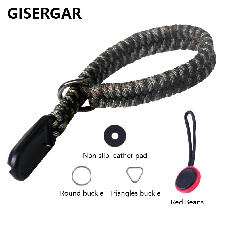 Adjustable Hand-Braided Camera Wrist Strap for Nikon, Canon, Sony