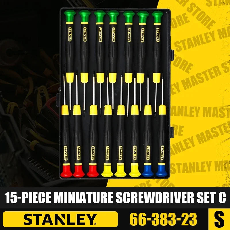 15-Piece Precision Mini Screwdriver Set - Ergonomic & Durable Tools
