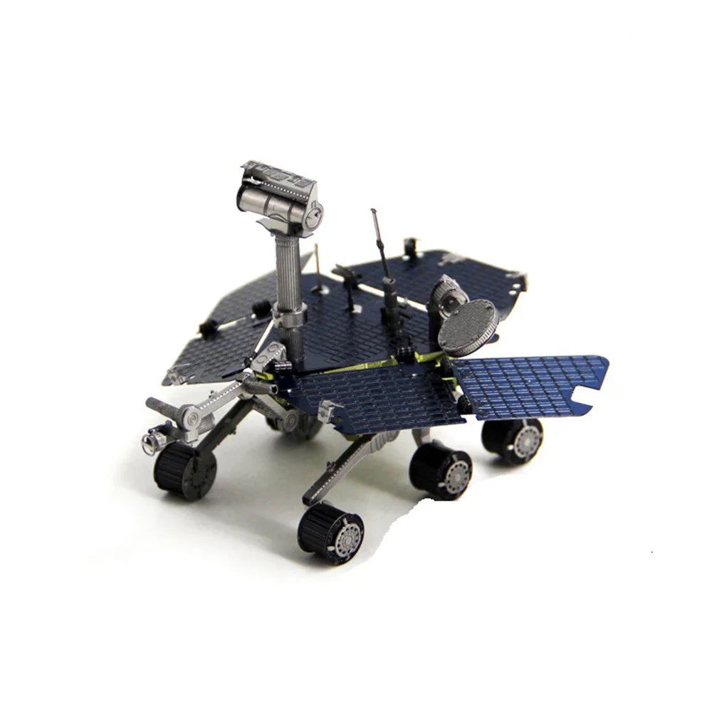 3D Metal Spacecraft Puzzle - Hubble Telescope & Mars Rover Model