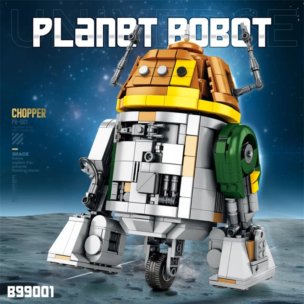 988PCS Block Building Set - C1-10P Chopper Robot Model Toy