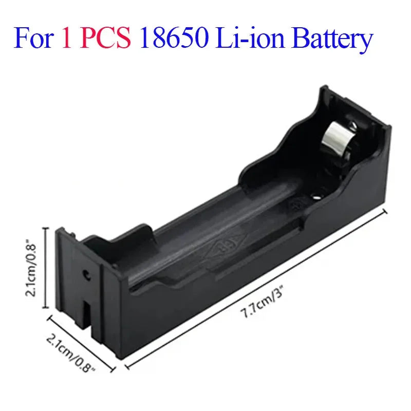 18650 Battery Storage Box - Versatile 1 to 4 Cell Holder