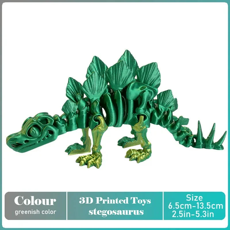3D Printed Tyrannosaurus Rex Model | Movable Realistic Desktop Decoration