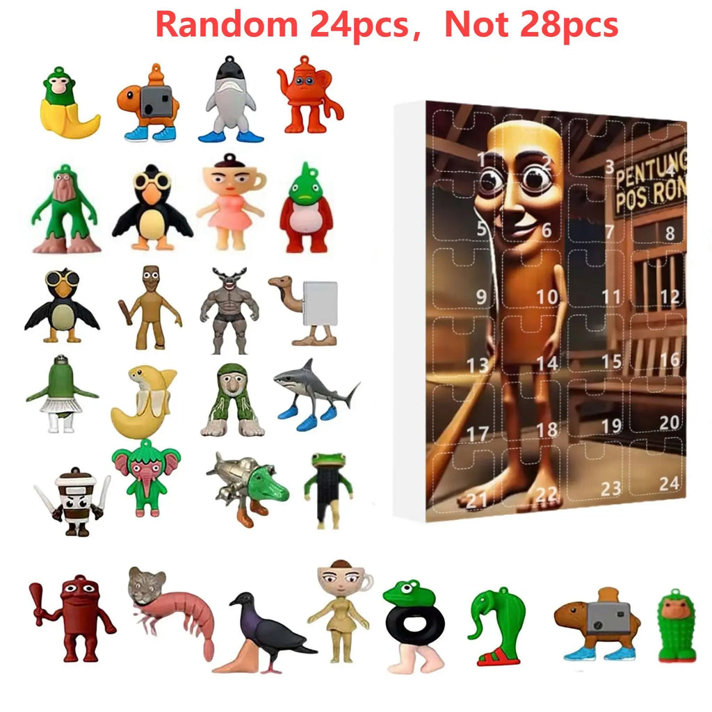 2025 Christmas Countdown Advent Calendar - 24 Days of Fun Surprises