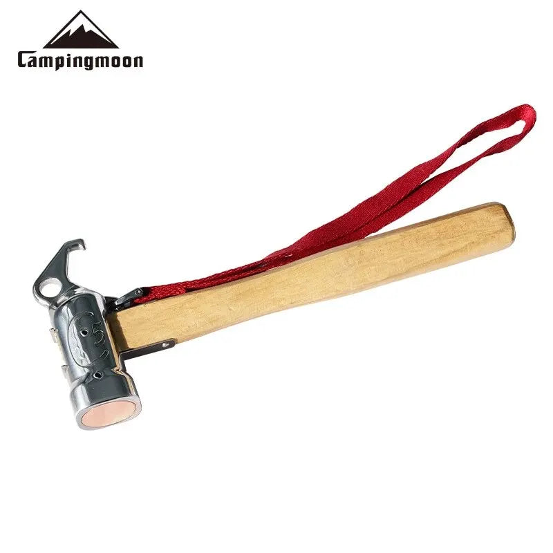 Campingmoon Stainless Steel Camping Hammer with Nail Puller