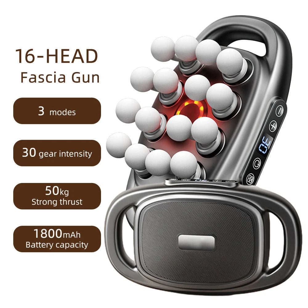 Advanced Vibration Therapy Massager with 42 Heads for Full-Body Relief
