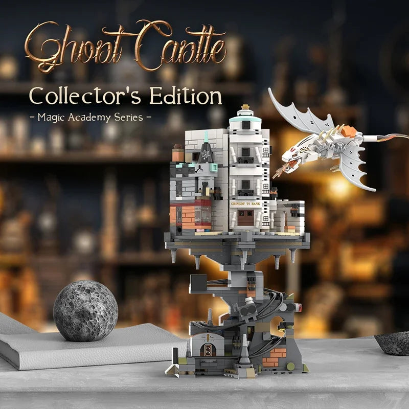 1056PCS Gringotts Bank Building Blocks Set - Magic World Model Kit
