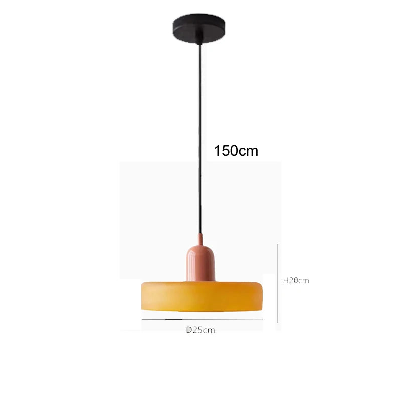 Stylish Modern Glass Pendant Light for Home & Dining Spaces