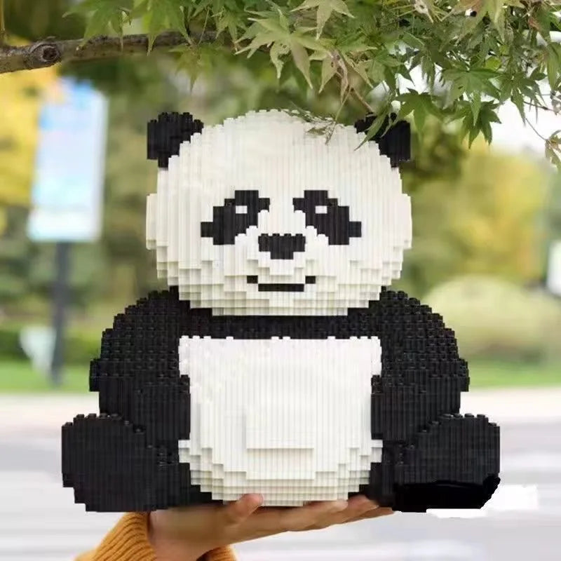 Creative Giant Panda Block Set - 3D Assembly Toy for All Ages