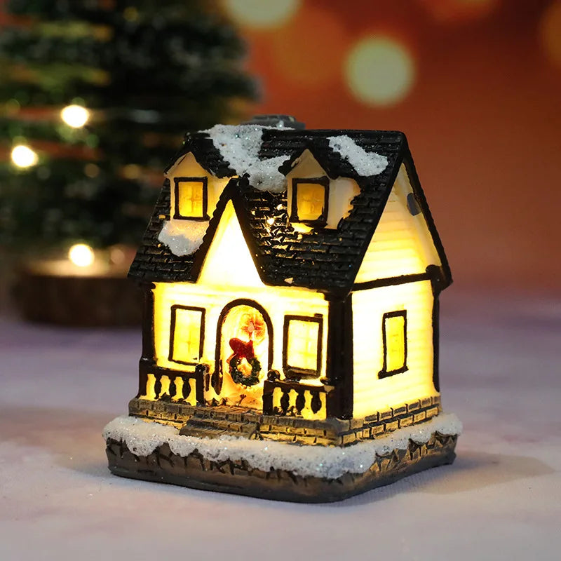Enchanting Christmas House LED Night Light - Perfect Holiday Decor