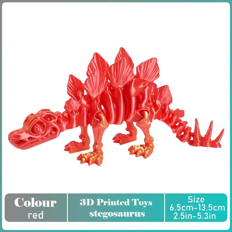 3D Printed Tyrannosaurus Rex Model | Movable Realistic Desktop Decoration