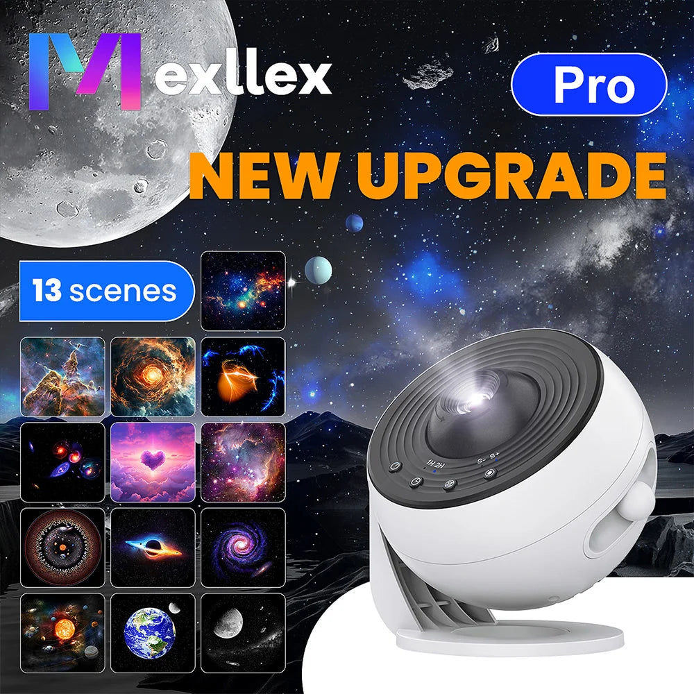 Starry Sky 4K Planetarium Projector | 13 Themes Night Light