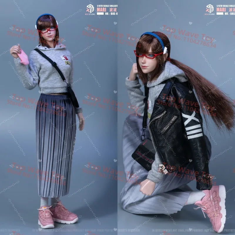 Bobo Blue Eye 1/6 Action Figure with Leather Jacket - 12" Collectible