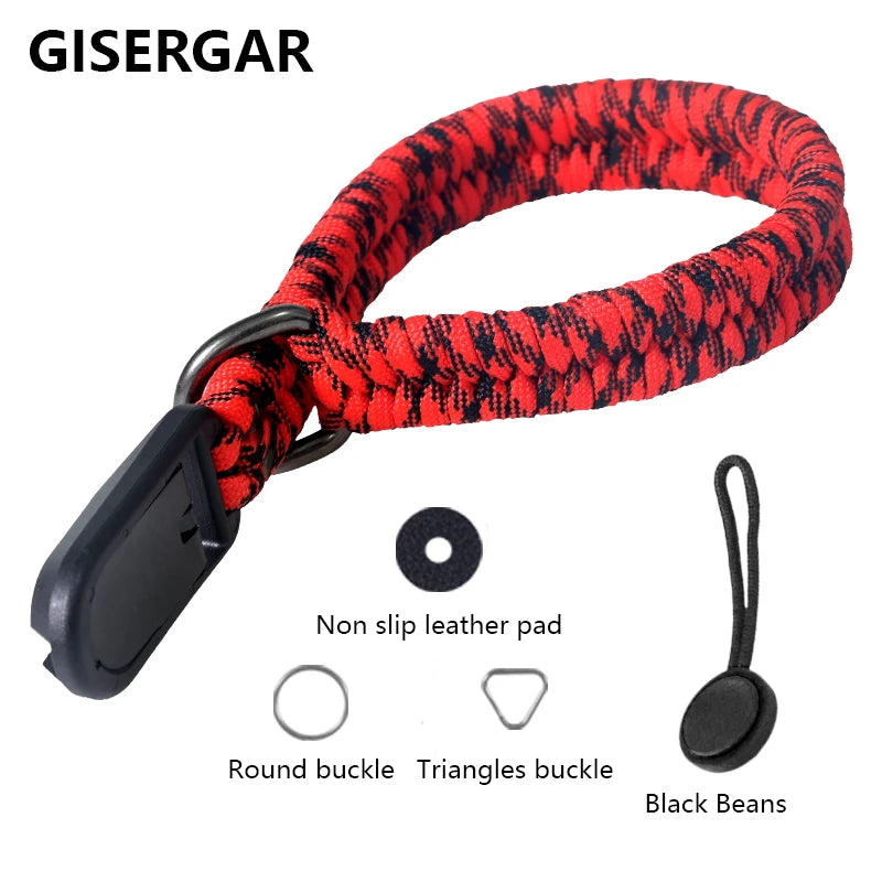 Adjustable Hand-Braided Camera Wrist Strap for Nikon, Canon, Sony