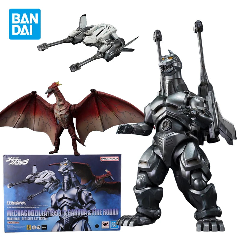 Bandai Gojira vs Mechagodzilla Action Figure - Epic Battle Model