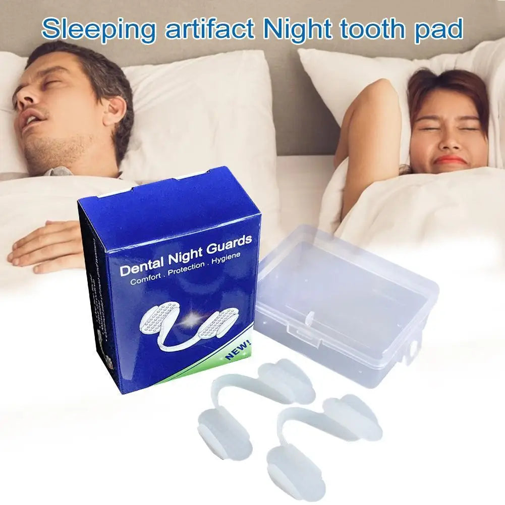 2-Pack Silicone Teeth Splints - Nighttime Grinding Protector