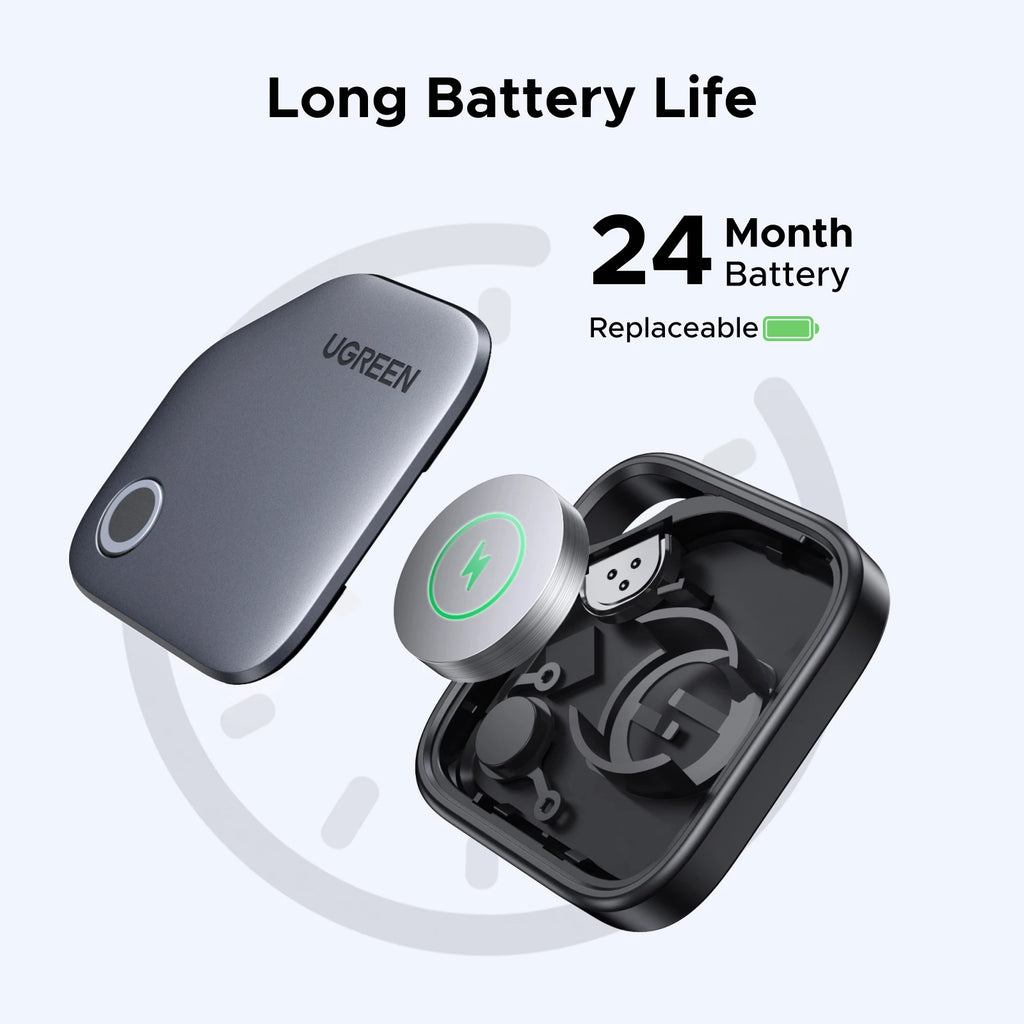 2-Pack Bluetooth Item Tracker for iPhone - Smart Locator Tags