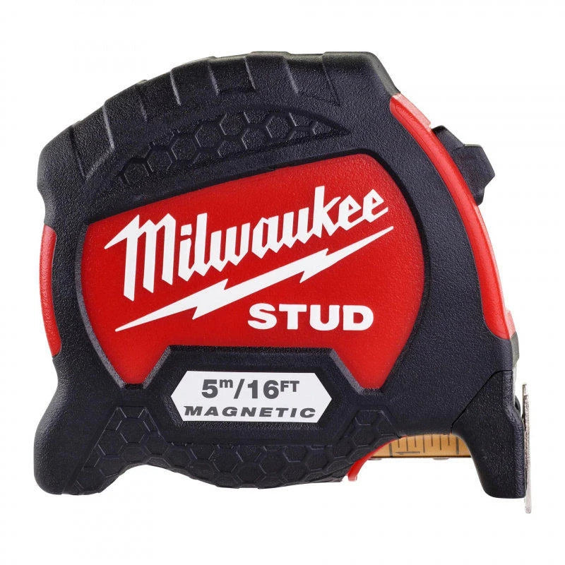 Milwaukee Self-Locking 16ft/26ft Magnetic Tape Measure - Durable & Accurate