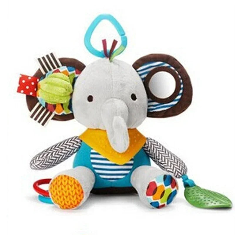 Plush Baby Rattle Toys for Stroller & Bed Mobile - Ideal for Infants