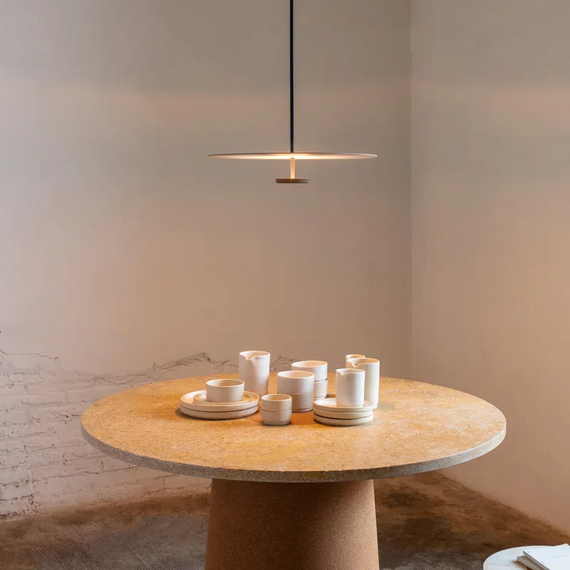 Nordic Minimalist LED Pendant Light - Modern Flying Saucer Chandelier