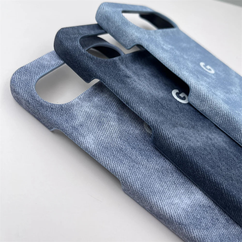 Chic Denim Magnetic Wireless Charging Case for Google Pixel Models
