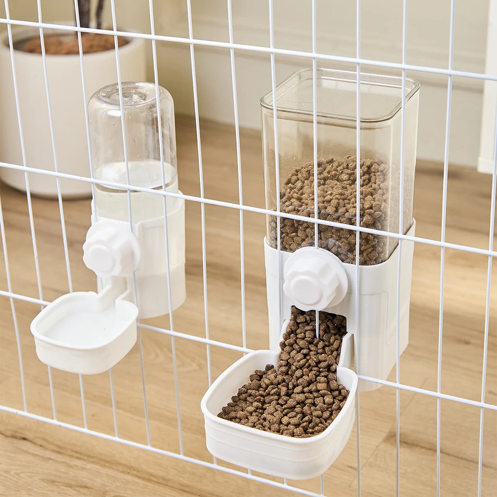 Automatic Pet Feeder & Waterer - Ideal Bowl for Dogs, Cats & Rabbits
