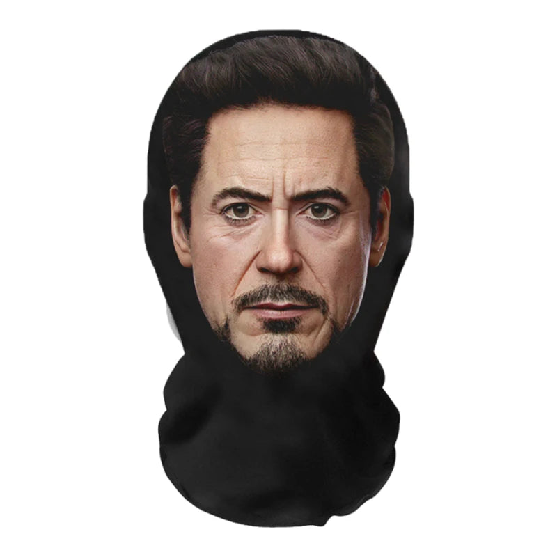 Funny 3D Printed Full Face Mask - Celebrity Costume Balaclava
