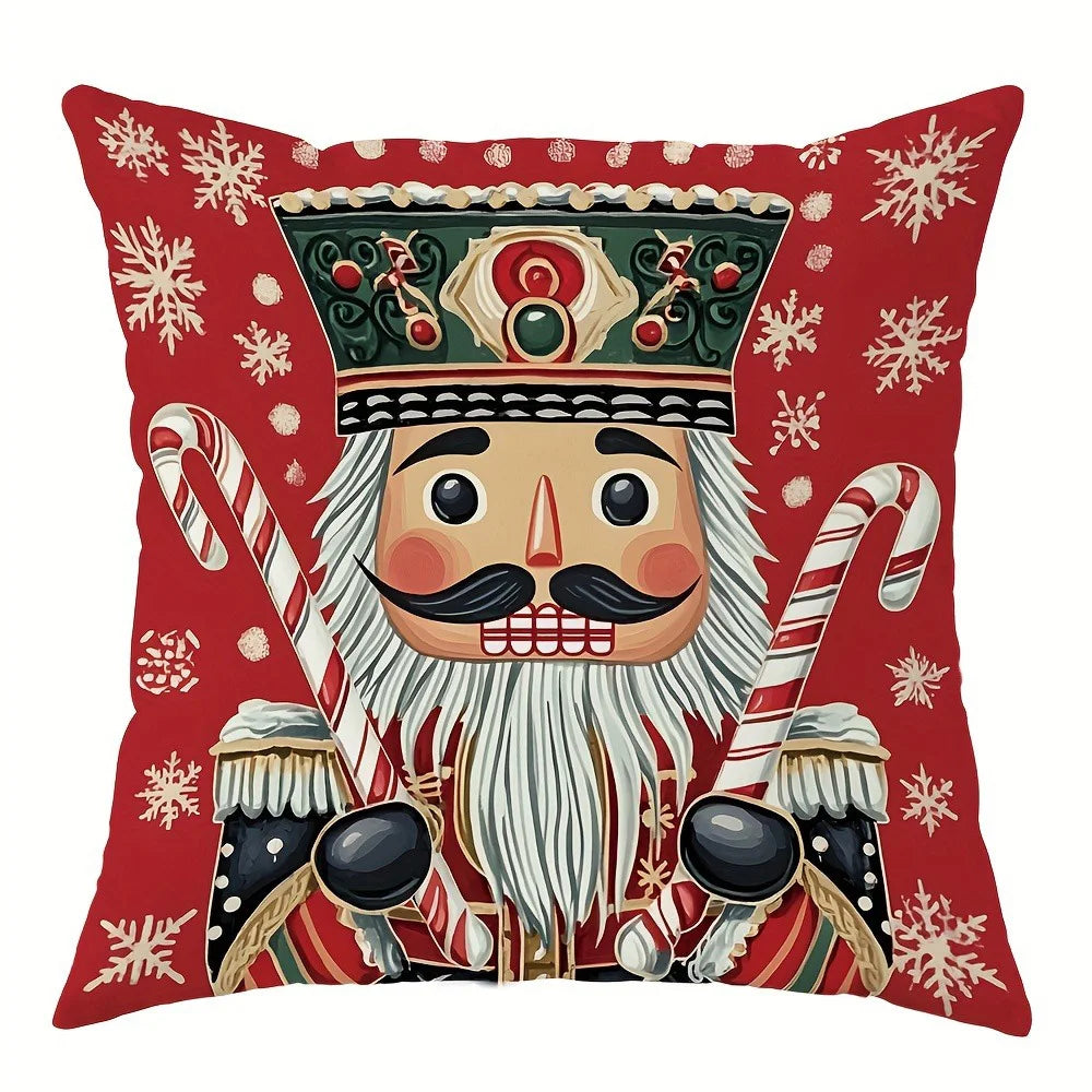 Christmas Magic Pillowcases - Nutcracker, Gingerbread & Ornament Design