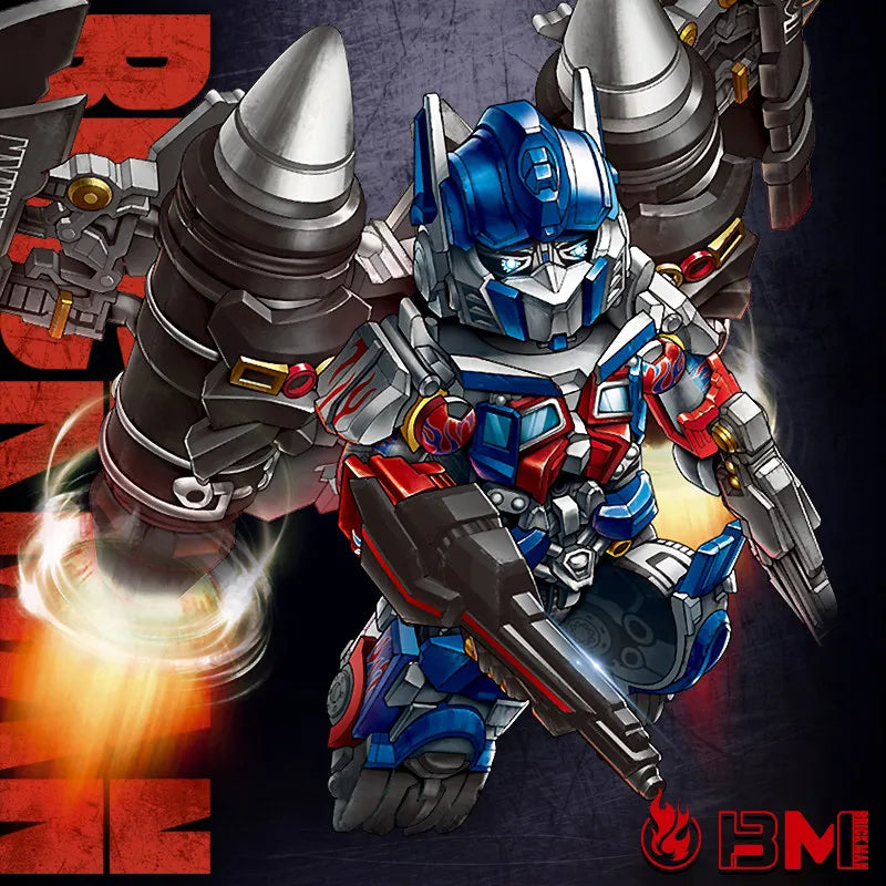 Creative Micro Building Block Set - Optimus Model Gift for All Ages