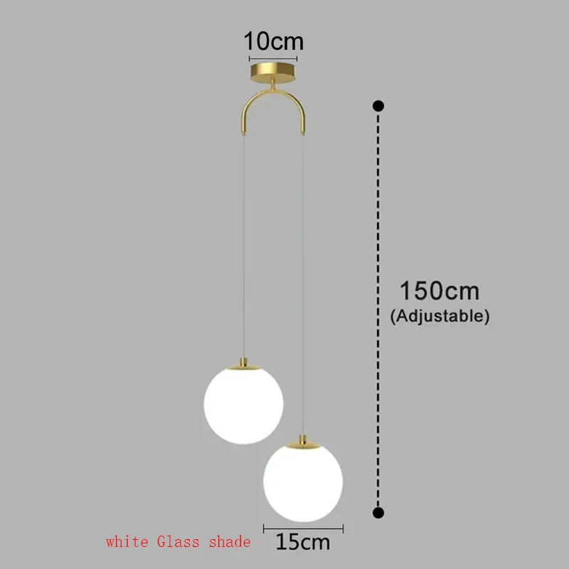 Modern Crystal Pendant Light for Luxury Bedrooms & Living Rooms