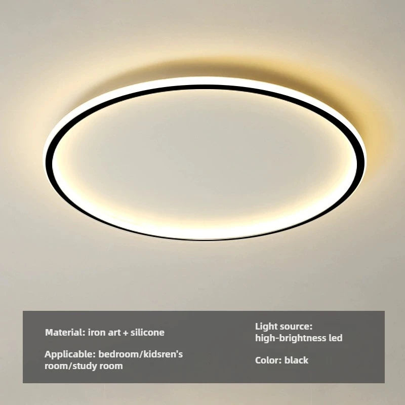 Dimmable Ultra-Thin LED Ceiling Light with Remote Control - Modern Design