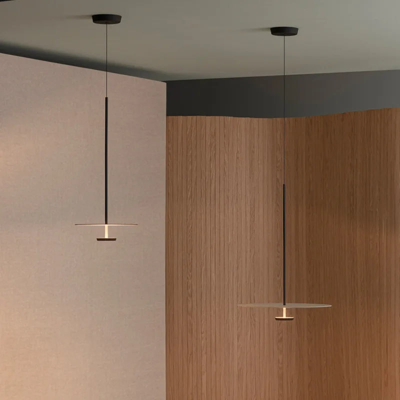 Nordic Minimalist LED Pendant Light - Modern Flying Saucer Chandelier