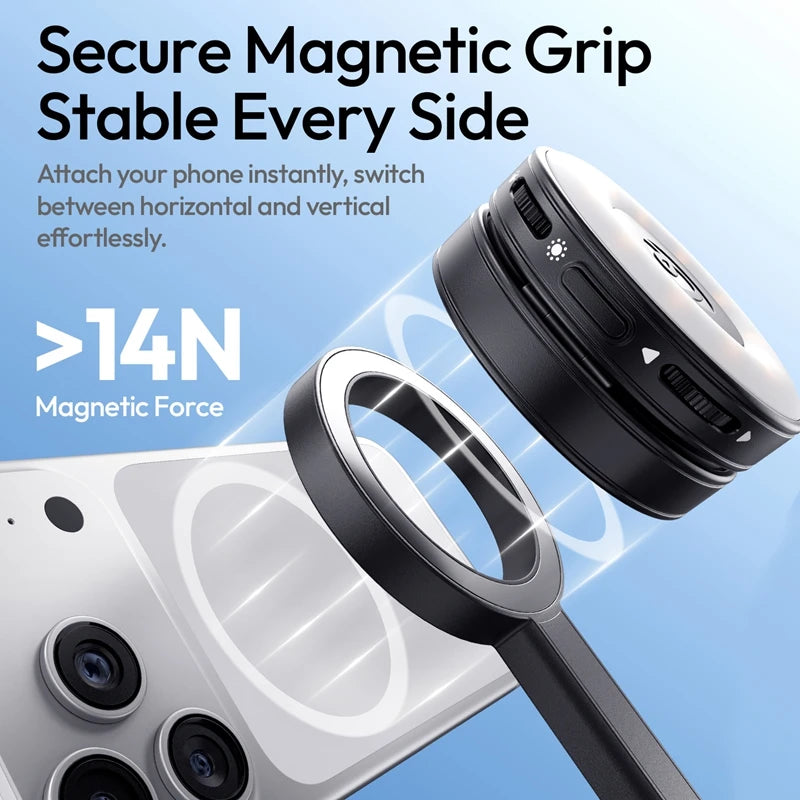 Ulanzi SK-21 Magnetic Auto-Open Tripod & Selfie Stick for Smartphones