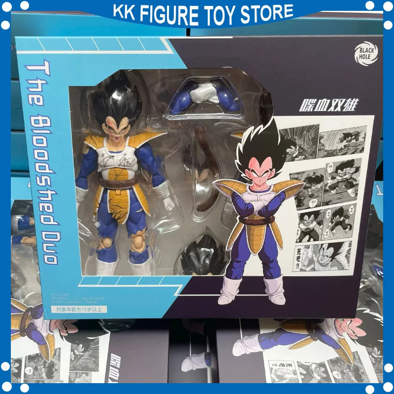 Dragon Ball Z Super Saiyan Battle Damaged Goku & Vegeta Action Figures