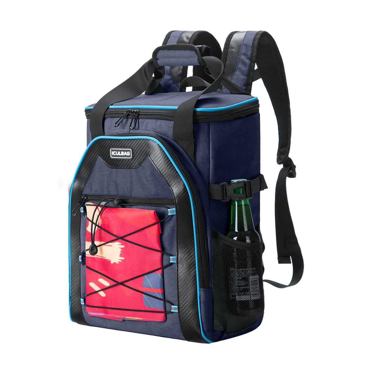 Iculbag Insulated Cooler Backpack - 20Cans Leak-Proof for Outdoor Fun