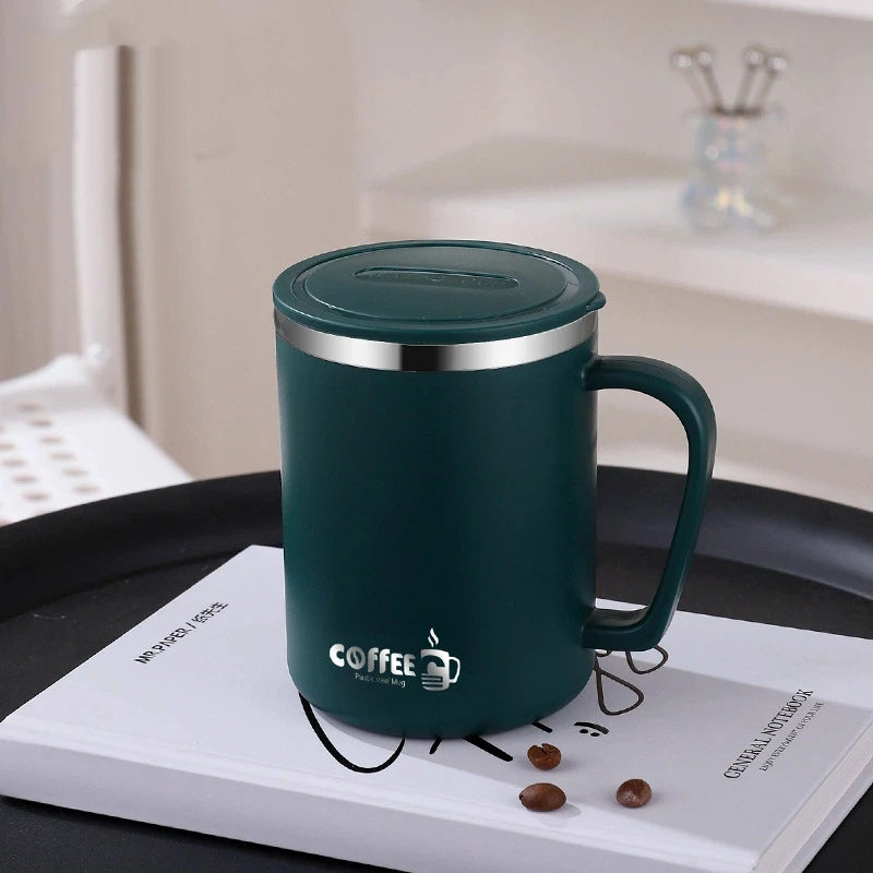 480ml Double Wall Insulated Stainless Steel Coffee Mug
