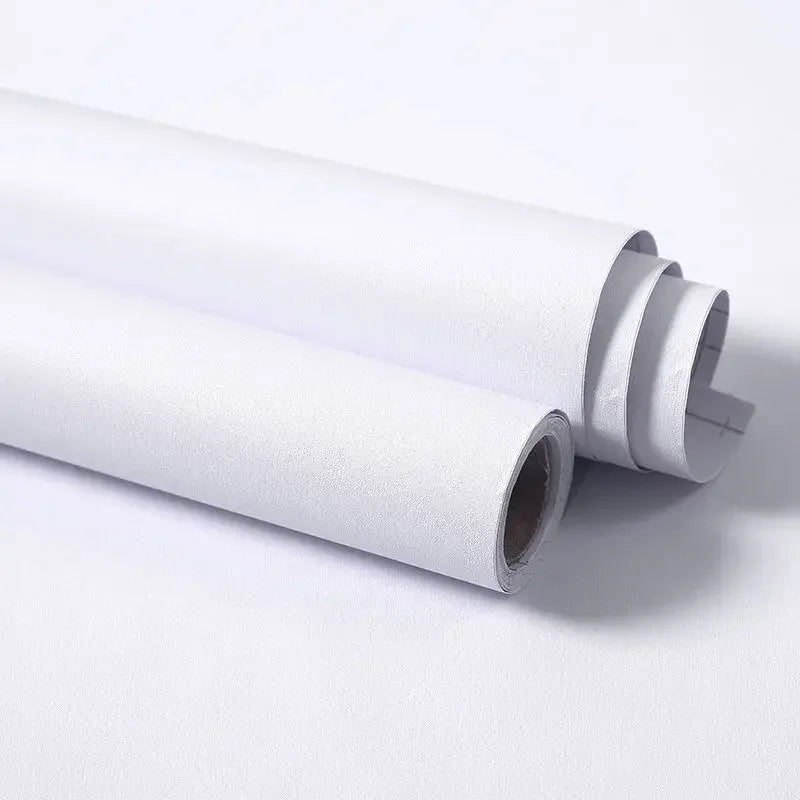 Waterproof Black and White Vinyl Wallpaper - Self-Adhesive for Home Decor