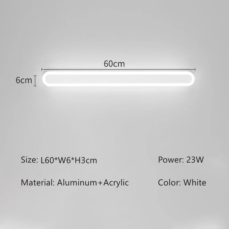 Smart LED Linear Wall Light - Dimmable & App Controlled Sconce