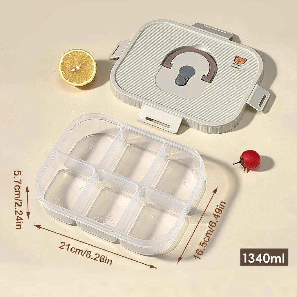 Divided Spice Storage Box - Moisture & Insect Proof Organizer