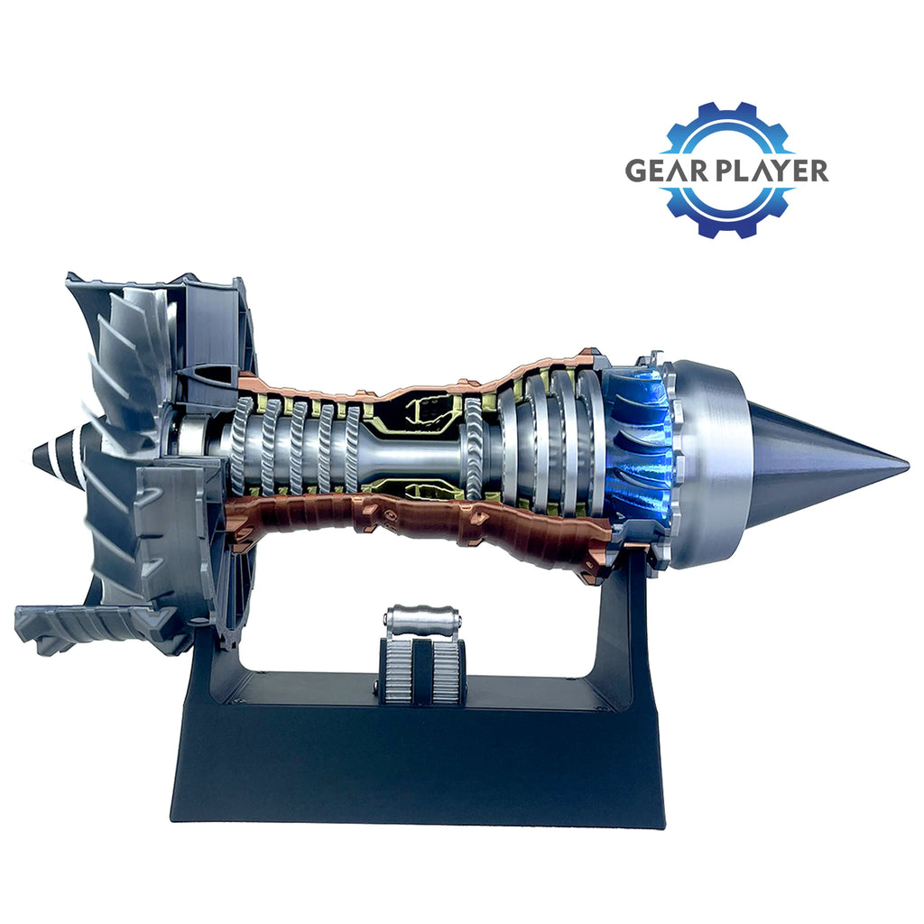 GearPlayer LED Turbofan Engine Model DIY Aircraft Kit